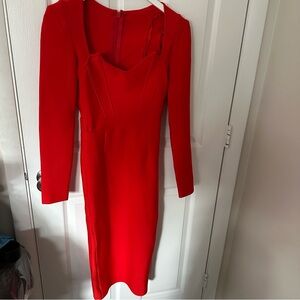 Red Midi Dress
